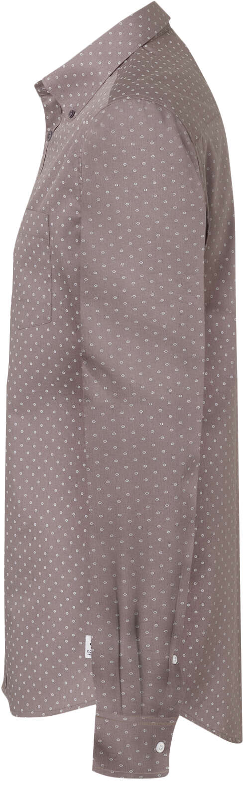 C.Centimo Classic Hemd 1/1 grau mit Punkten